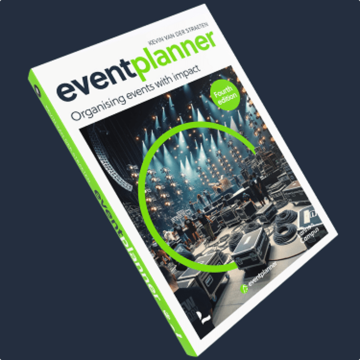 Captura de pantalla del sitio web eventplanner.net y del motor de búsqueda.