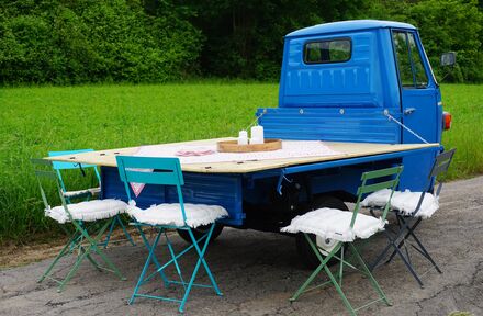 Table basse sur Piaggio APE - Foto 1