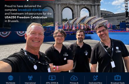 USA250 Freedom Celebration in Brussel: hoe 2 Stream de wereldwijde broadcastdistributie verzorgde - Foto 1