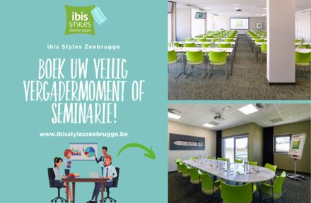 Boek uw veilig vergadermoment of seminarie bij ibis Styles Zeebrugge! - Foto 1